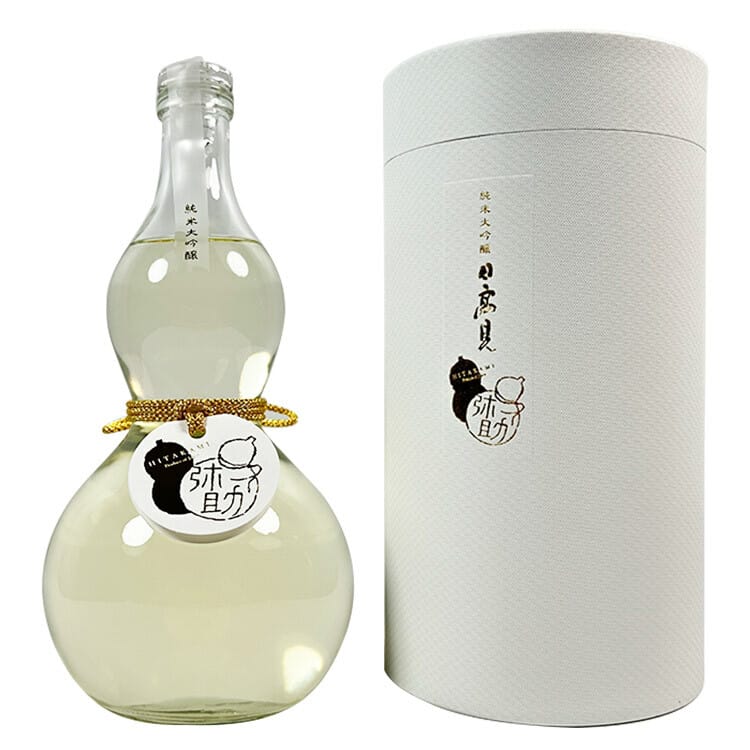 日高見 純米大吟釀 彌助 葫蘆瓶 720ml 禮盒裝 的圖片